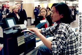 [Photo: Playing the lottery]